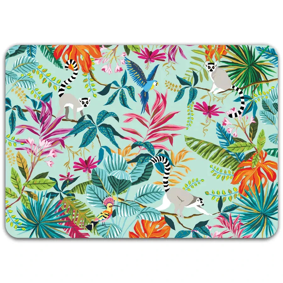 Jardin exotique - Set de table dorure Cartes d'Art